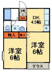 グランシャリオＡ棟の物件間取画像